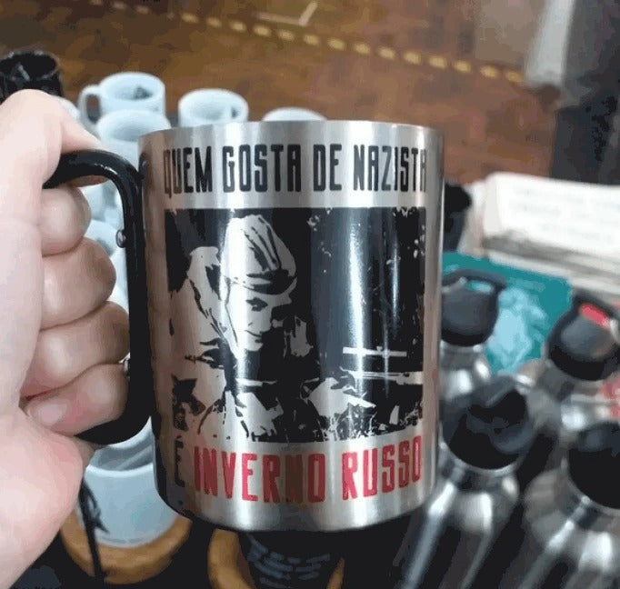 CANECA INOX INVERNO RUSSO - CANINOX001